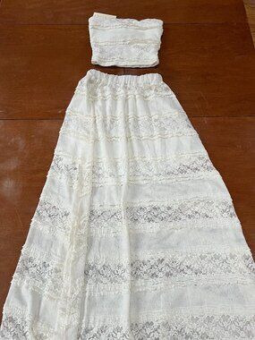 Easy Clothes Defne set ecru lace